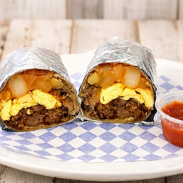 Queens Bomber (Breakfast Burrito).