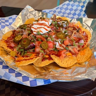 Kalua Pig Nachos Plate