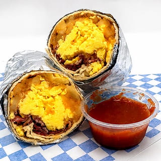 Queens Bomber (Breakfast Burrito)