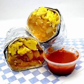 Sunset Bomber (Breakfast Burrito)
