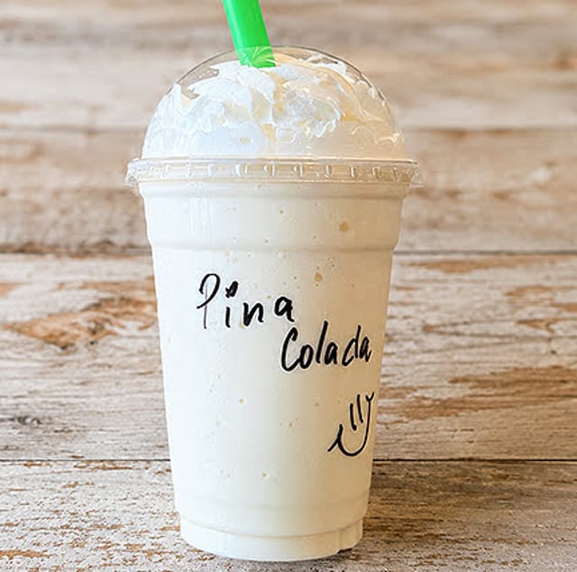 Pina Colada Milkshake.