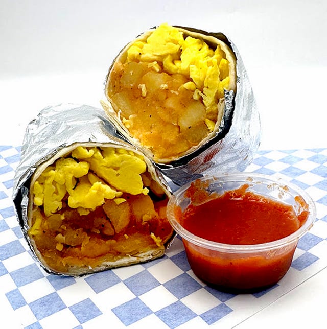Sunset Bomber (Breakfast Burrito).