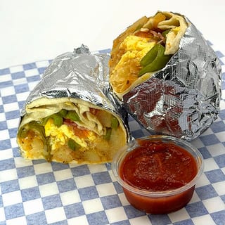 Wendy's Bomber (Breakfast Burrito)