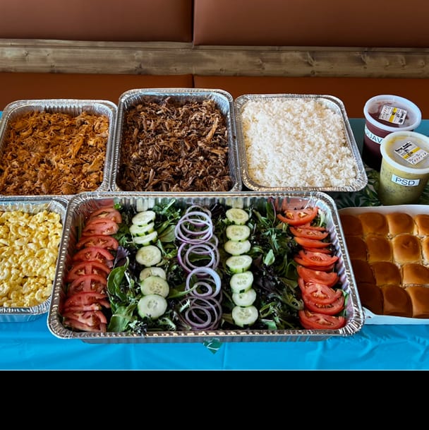 Luau Catering Package for 50 People.
