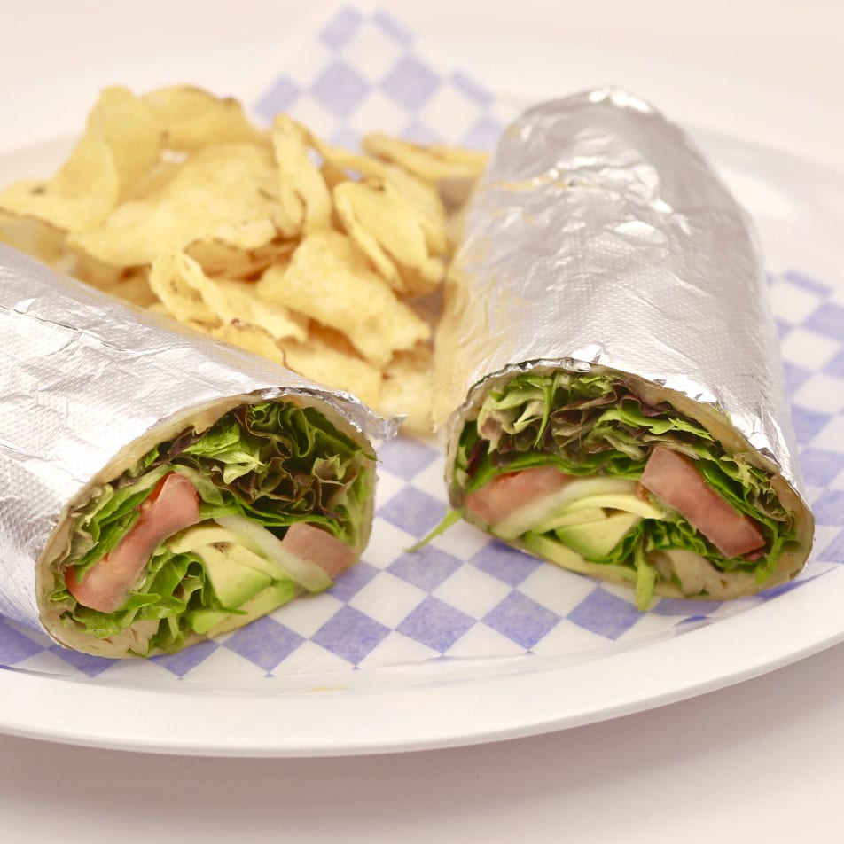 Avocado Veggie Wrap.