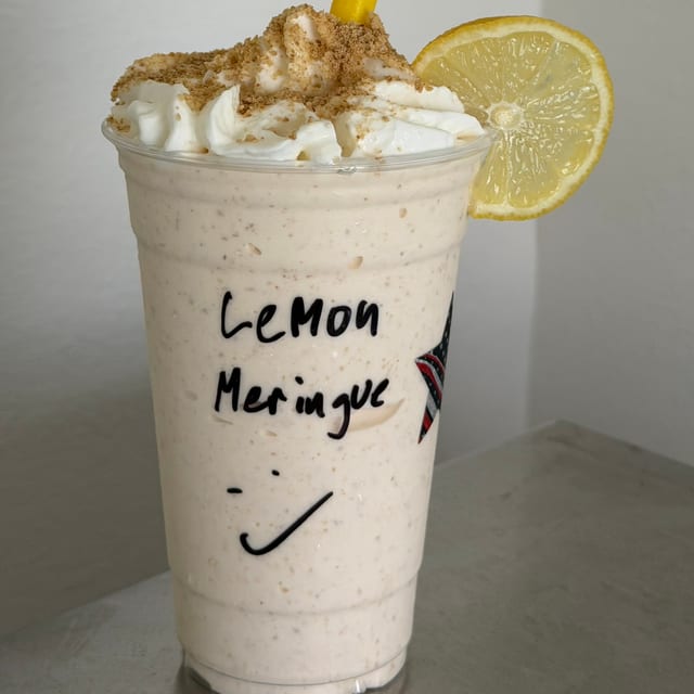 Lemon Meringue Milkshake.
