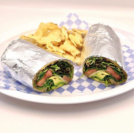 Avocado Veggie Wrap.