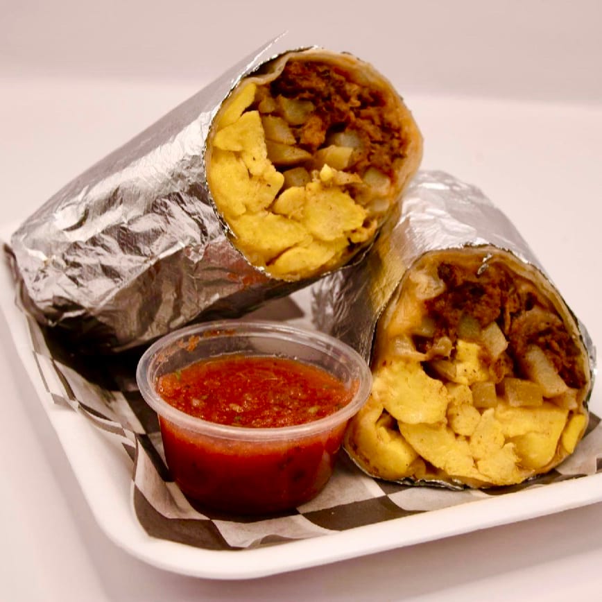 Chuns Bomber (Breakfast Burrito).