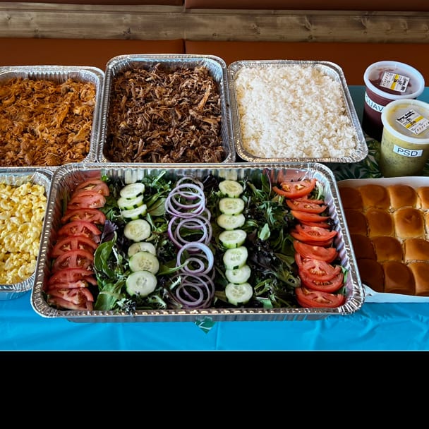 Luau Catering Package for 15 People.