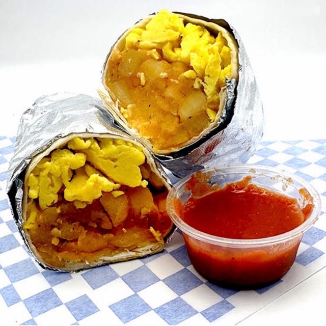 Sunset Bomber (Breakfast Burrito).