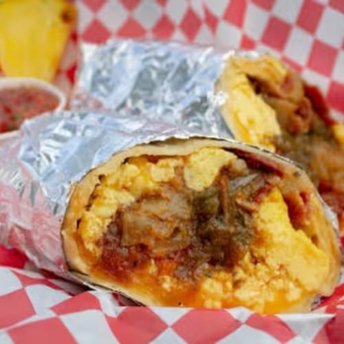 Wendy's Bomber (Breakfast Burrito).
