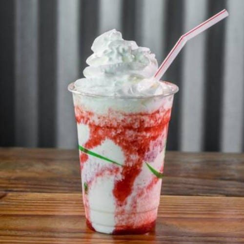 Lava Flow Milkshake.