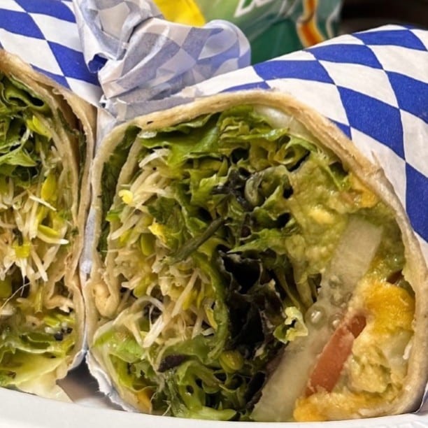 Avocado Veggie Wrap.