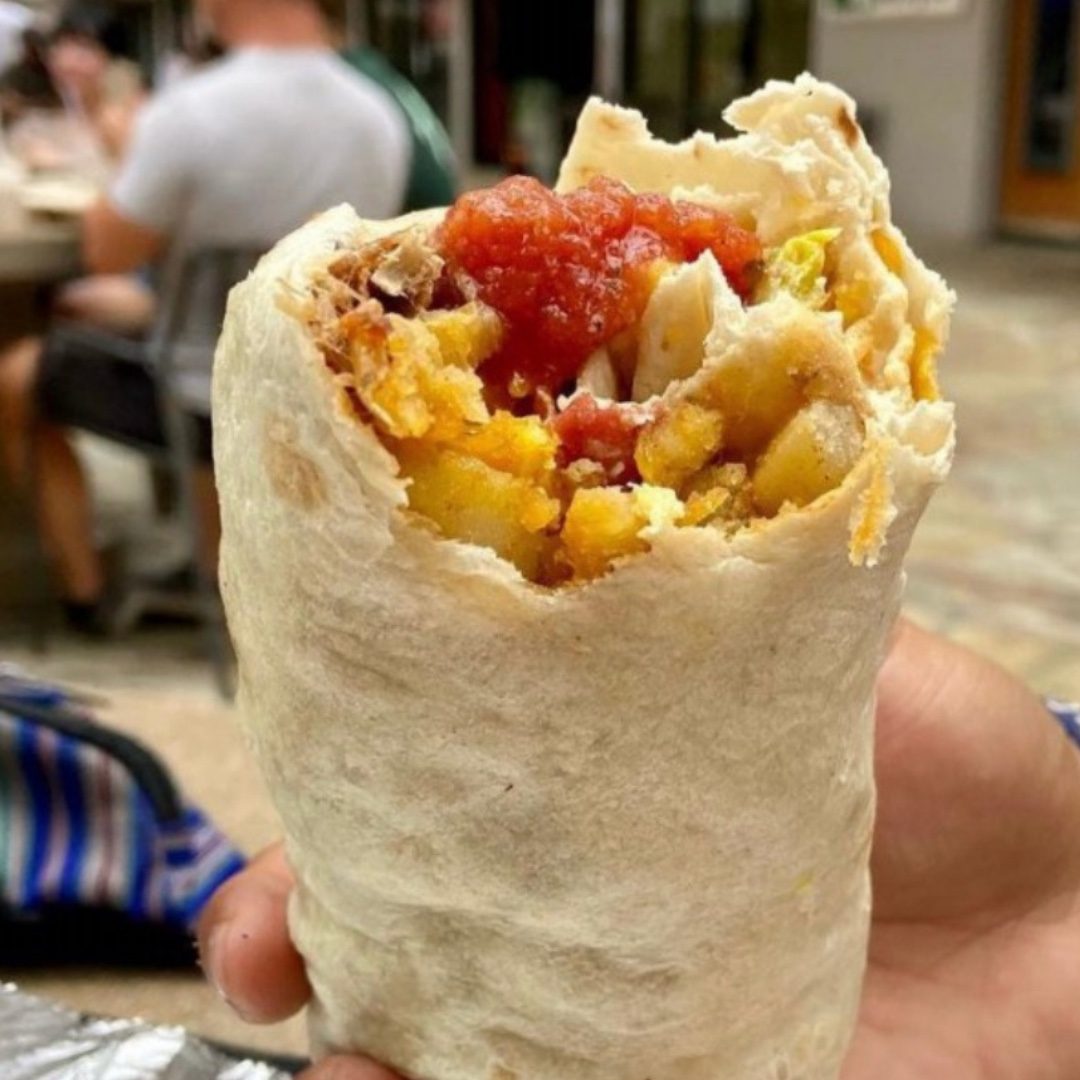 Wendy's Bomber (Breakfast Burrito).
