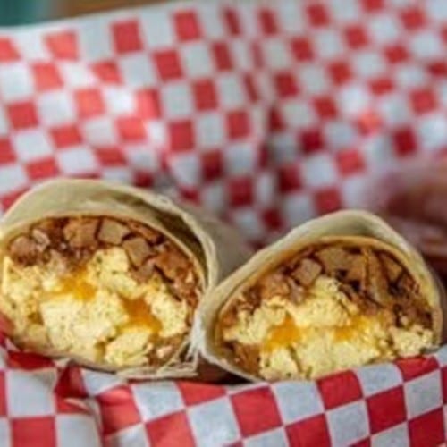 Queens Bomber (Breakfast Burrito).