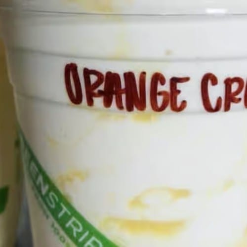 Orange Creamsicle Milkshake.