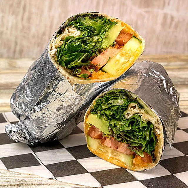 Avocado Veggie Wrap.