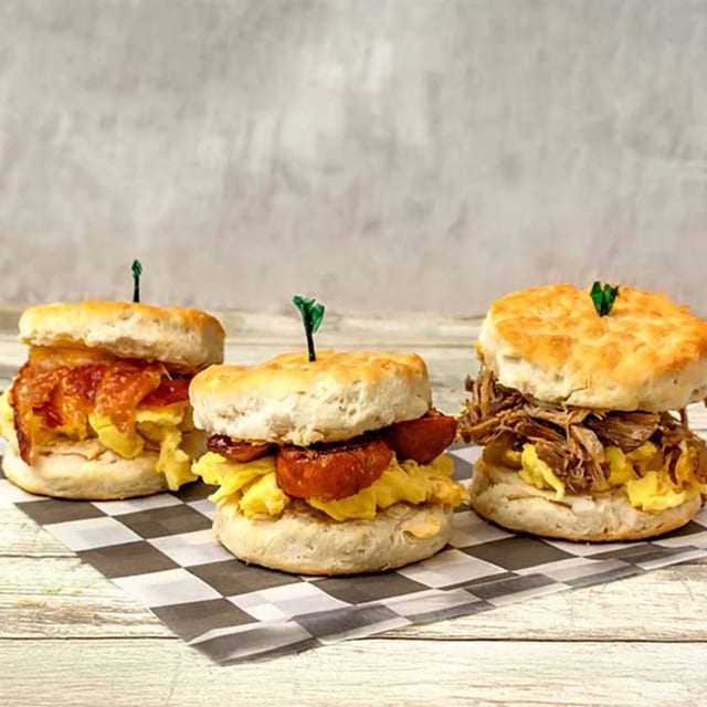 Biscuits Slider Trio.