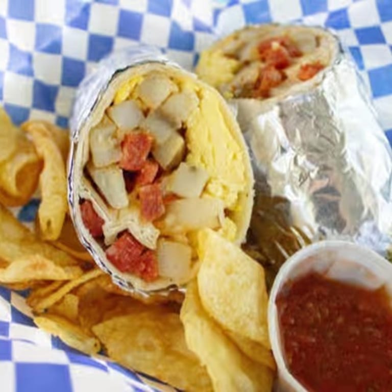 Delicious Breakfast Burrito