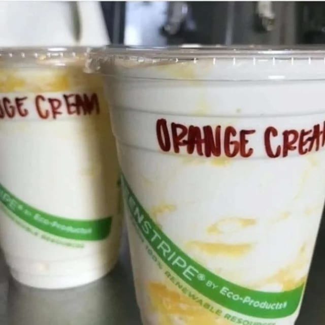 Orange Creamsicle Milkshake.