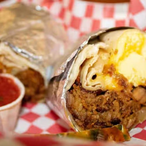 Chuns Bomber (Breakfast Burrito).